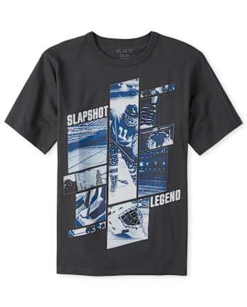 Camiseta con gráfico de hockey para niño