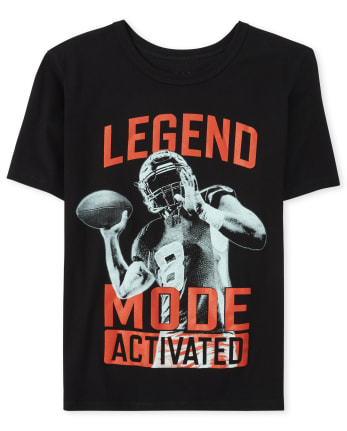 Boys Football Graphic Tee