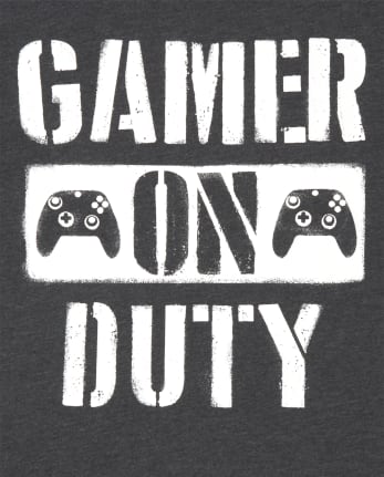 Camiseta con gráfico de videojuego para niños