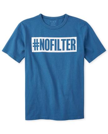 Boys No Filter Graphic Tee