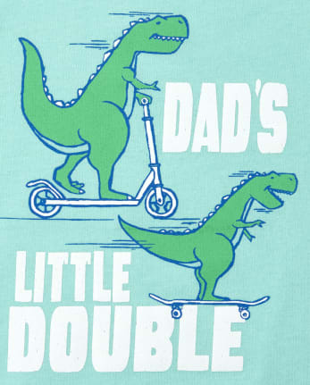 Baby And Toddler Boys Dad's Double Graphic Tee