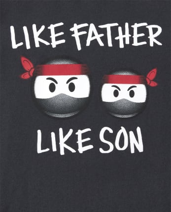 Baby And Toddler Boys Ninja Dad Graphic Tee