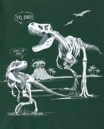 Baby And Toddler Boys Dino Bro Matching Graphic Tee