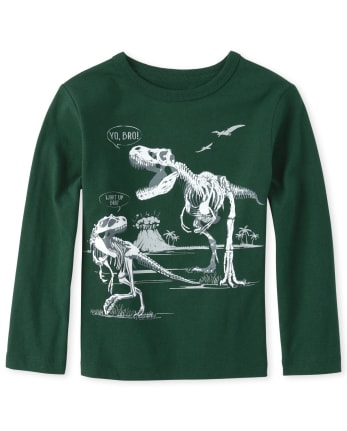 Baby And Toddler Boys Dino Bro Matching Graphic Tee