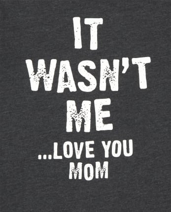 Camiseta con gráfico Love You Mom para bebés y niños pequeños