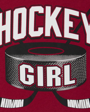 Baby And Toddler Girls Matching Family Hockey Graphic Tee