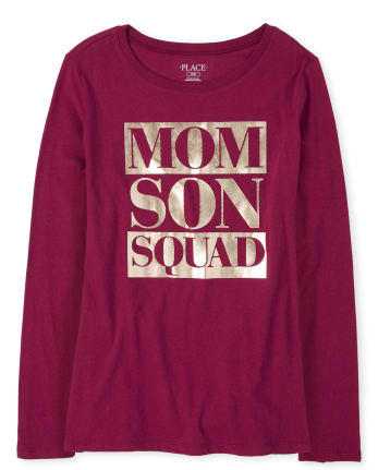 Camiseta estampada Family Foil Squad a juego para mujer