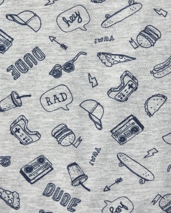 Boys Food Pocket Top