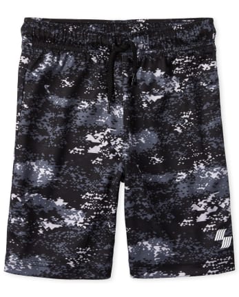 Boys Mix And Match Camo Performance Basketball Shorts