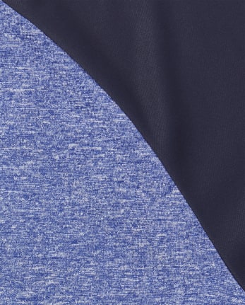 Top de rendimiento raglán jaspeado Mix And Match para niños