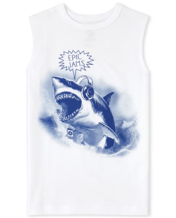 Boys Mix And Match Graphic Muscle Tank Top