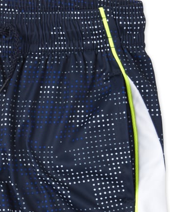 Shorts de baloncesto de alto rendimiento con rayas laterales Mix And Match para niños