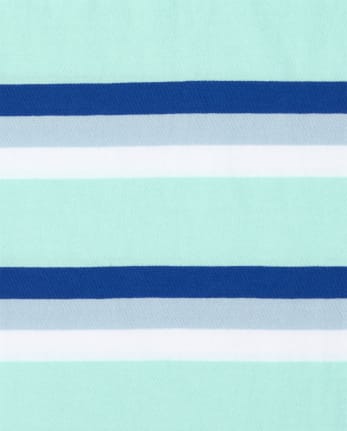 Boys Striped Jersey Polo