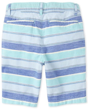 Boys Striped Chino Shorts