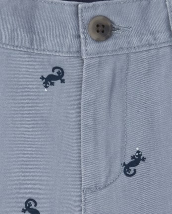 Shorts chinos con estampado para niños