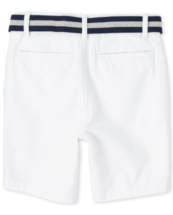 Boys Easter Belted Woven Matching Chino Shorts | The Children's Place ...