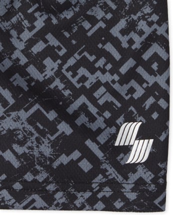 Shorts de baloncesto de alto rendimiento con estampado Mix And Match para bebés y niños pequeños