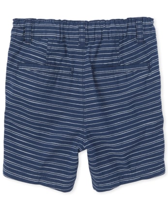 Baby And Toddler Boys Striped Woven Matching Chino Shorts | The ...