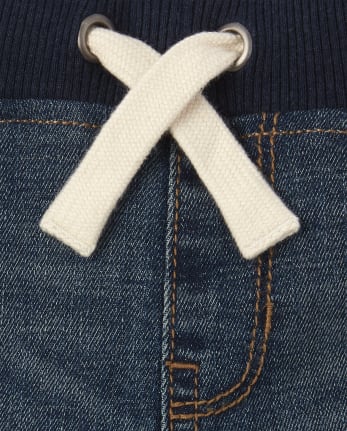 Short en jean à enfiler pour bébés et tout-petits garçons