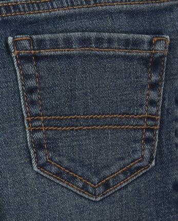 Short en jean à enfiler pour bébés et tout-petits garçons