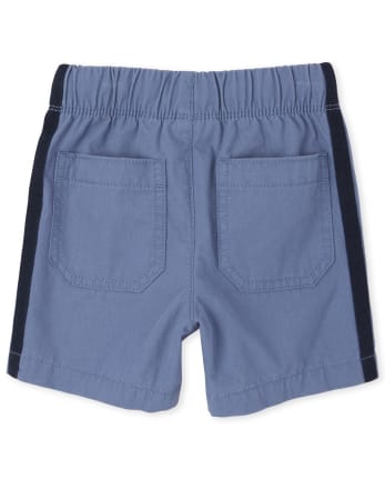 Baby And Toddler Boys Side Stripe Pull On Jogger Shorts
