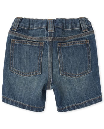 Short utilitaire en jean pour bébés et tout-petits garçons
