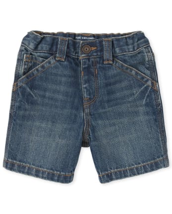Short utilitaire en jean pour bébés et tout-petits garçons