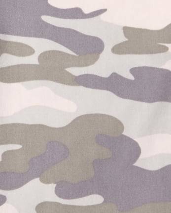 Girls Camo Pull On Beach Pants