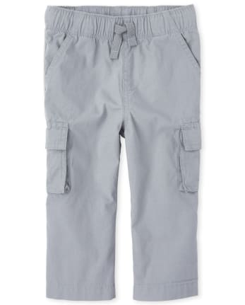 Baby And Toddler Boys Roll Up Pull On Cargo Pants