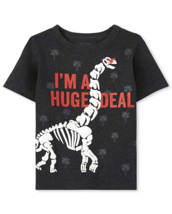 Baby And Toddler Boys Puff Print Top