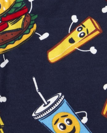 Baby And Toddler Boys French Fry Snug Fit Cotton Pajamas