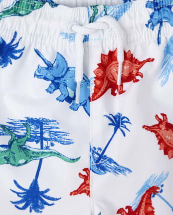 Baby And Toddler Boys Dino Swim Trunks