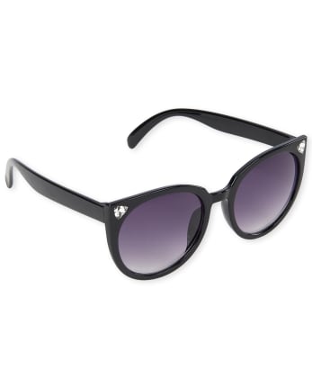 Girls Rhinestud Cat Eye Sunglasses