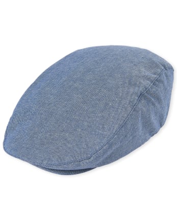 Boys Chambray Newsboy Hat