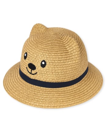 Baby boy straw hat clearance