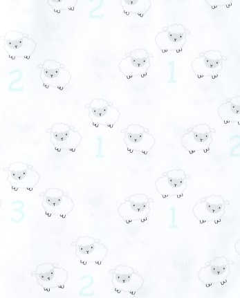 Paquete de 2 mantas unisex para bebé con forma de oveja