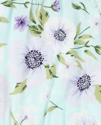 Girls Floral Off Shoulder Romper