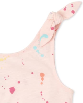 Girls Print Romper