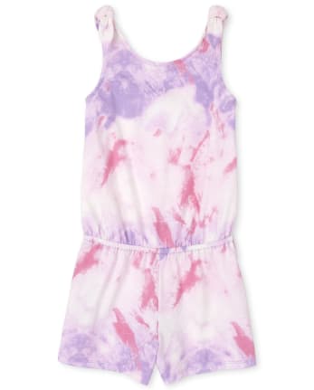 Girls Print Romper