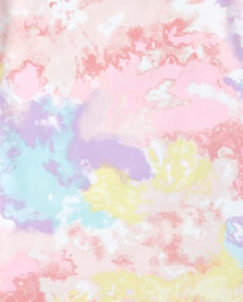 Maillot de bain Rashguard tie-dye pour fille