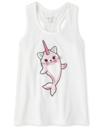 Girls Mix And Match Glitter Racerback Tank Top