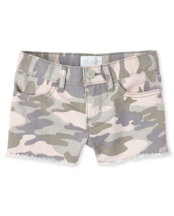 where can i buy camo shorts for girls