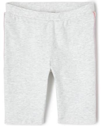 Girls Rainbow Side Stripe Bike Shorts