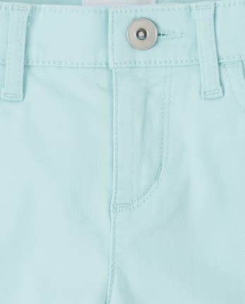 Girls Roll Cuff Skimmer Shorts