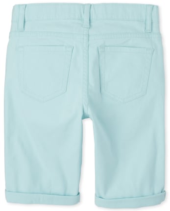 Girls Roll Cuff Skimmer Shorts