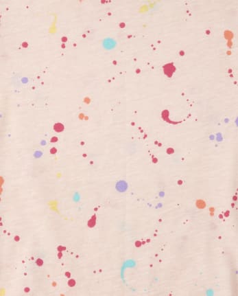 Girls Flip Sequin Splatter Top