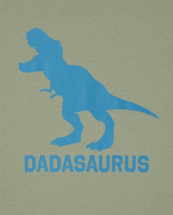 Camiseta con estampado Family Dino a juego para hombre