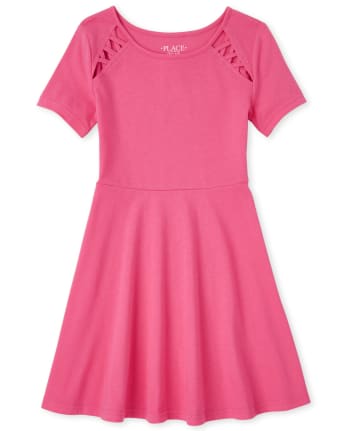 Girls Cut Out Everyday Dress