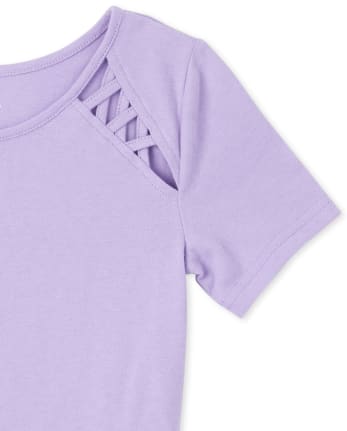 Girls Criss Cross Everyday Dress