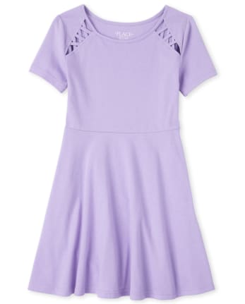 Girls Criss Cross Everyday Dress